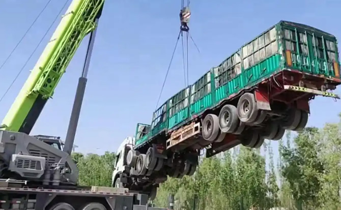 获嘉道路脱困救援案例